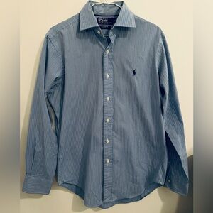 Polo by Ralph Lauren Blue Striped Men's Shirt